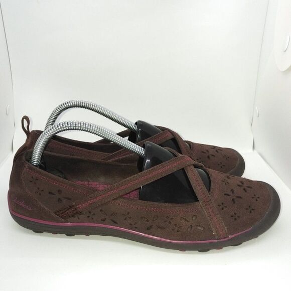 Skechers Earth Fest Sustainable Mary Jane‎ Flats Women's Size 10 Brown - Picture 1 of 8